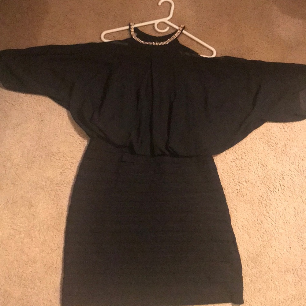 Black evening dress